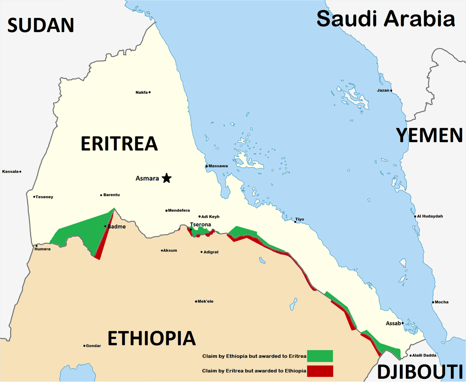 The 20 Year War Between Ethiopia and Eritrea Has Ended, Restoring ...